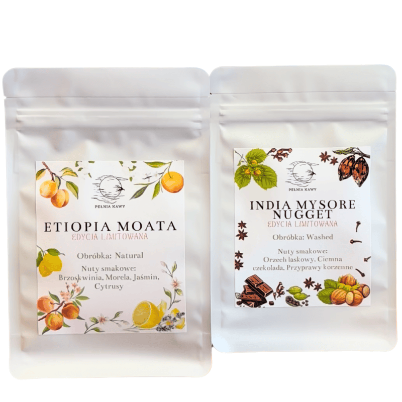 Zestaw Limitowany: Etiopia + Indie (2x 250g)